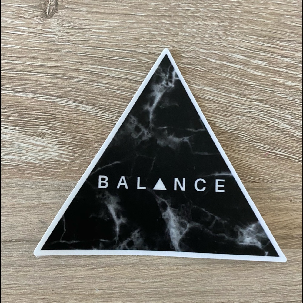 Balance Athletica Midnight Marble Sticker